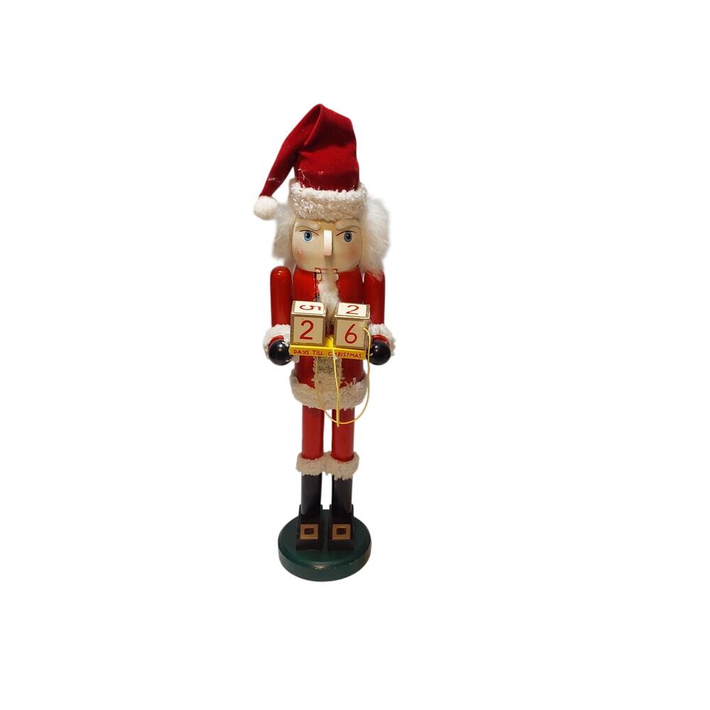 wooden santa clause nutcracker